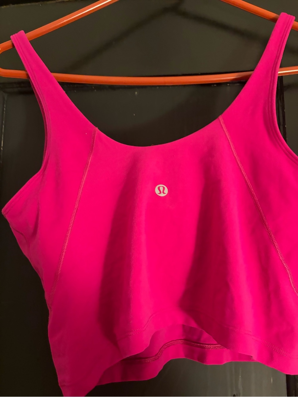lululemon athletica Hot Pink Scoop Crop Tank